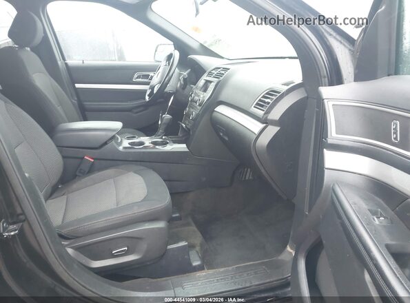 1FM5K7D88GGC40323 2016 FORD FORD EXPLORER Black Widok wnętrza z przodu