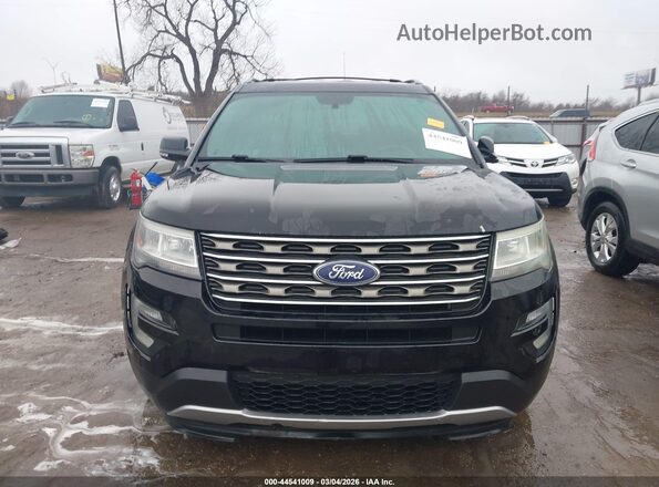1FM5K7D88GGC40323 2016 FORD FORD EXPLORER Black Widok zestawu wskaźników