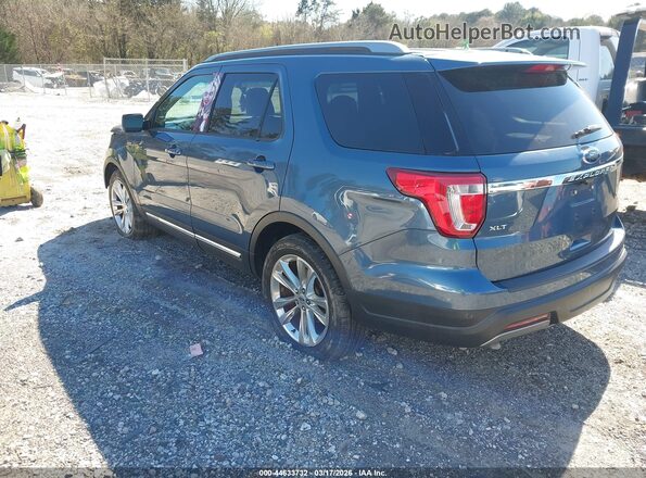 1FM5K7D88KGA58274 2019 FORD FORD EXPLORER Blue Tył lewy