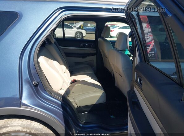 1FM5K7D88KGA58274 2019 FORD FORD EXPLORER Blue Widok naklejki z numerem VIN