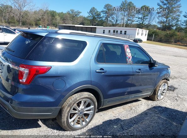 1FM5K7D88KGA58274 2019 FORD FORD EXPLORER Blue Widok wnętrza 360 stopni