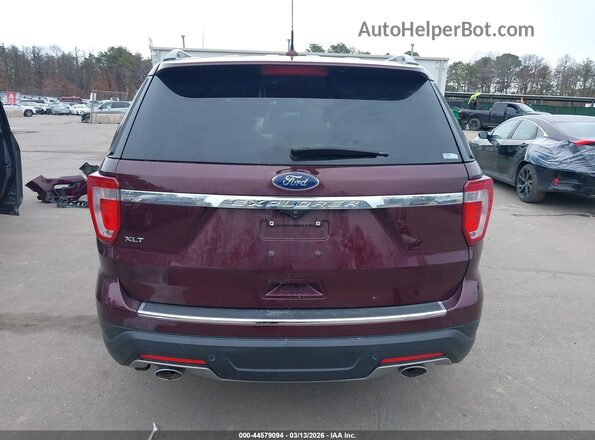 1FM5K7D8XJGA31415 2018 FORD FORD EXPLORER Burgundy 