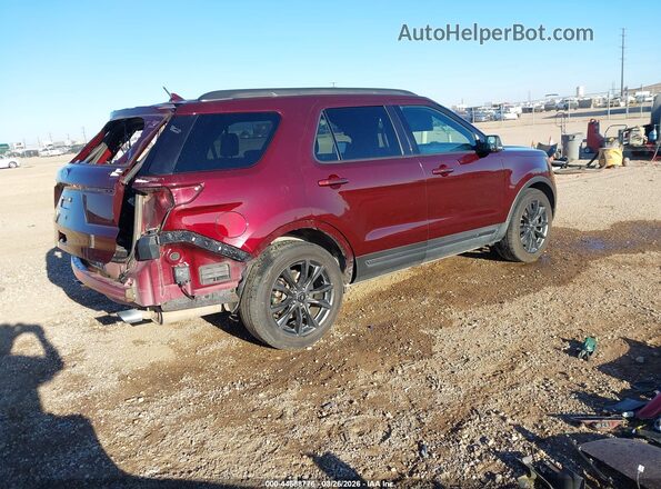 1FM5K7DH7JGC27733 2018 FORD FORD EXPLORER Burgundy 