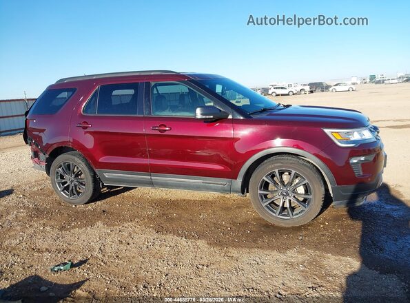 1FM5K7DH7JGC27733 2018 FORD FORD EXPLORER Burgundy 