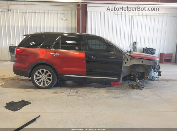 1FM5K7F83HGC68870 2017 FORD FORD EXPLORER Red Vista interior de 360 grados