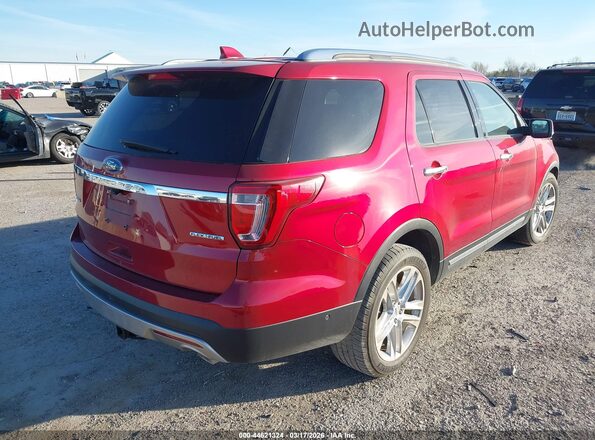 1FM5K7F84GGA43436 2016 FORD FORD EXPLORER Красный 