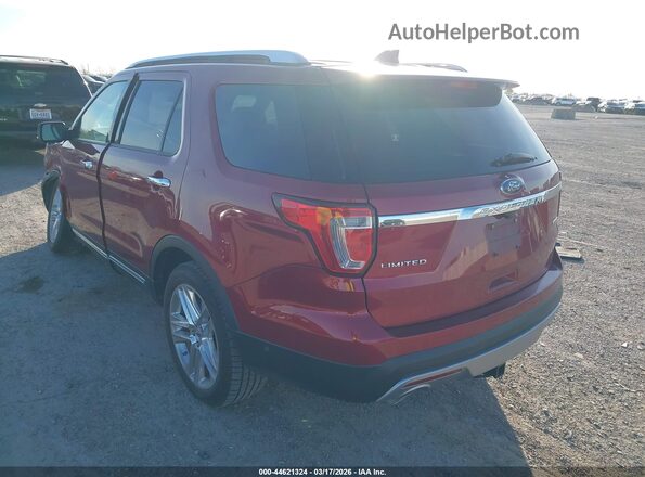 1FM5K7F84GGA43436 2016 FORD FORD EXPLORER Красный 