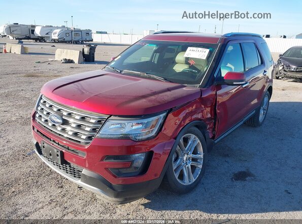 1FM5K7F84GGA43436 2016 FORD FORD EXPLORER Красный 