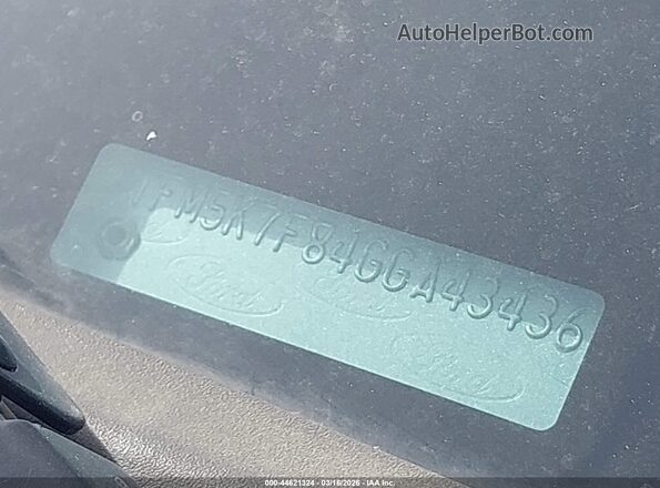 1FM5K7F84GGA43436 2016 FORD FORD EXPLORER Красный 