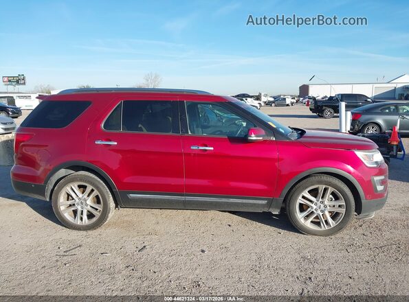 1FM5K7F84GGA43436 2016 FORD FORD EXPLORER Красный 
