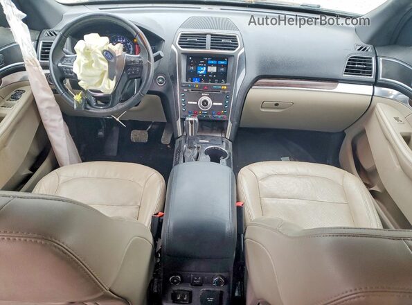 1FM5K7F85JGC63529 2018 FORD FORD EXPLORER Maroon Dashboard view