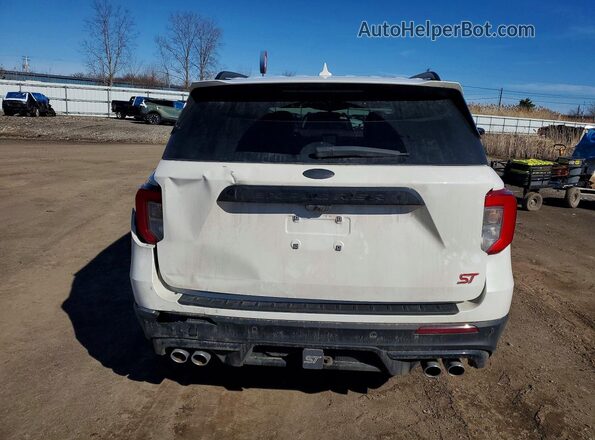1FM5K7GC1NGA36668 2022 FORD FORD EXPLORER White უკანა ხედი