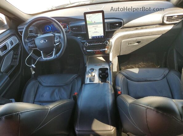 1FM5K7GC1NGA36668 2022 FORD FORD EXPLORER White წინა პანელის ხედი