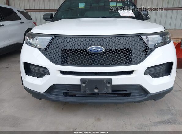1FM5K8AB0LGD08212 2020 FORD POLICE INTERCEPTOR White Դիմացի տեսք