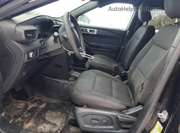 1FM5K8AB0MGA08493 2021 FORD FORD EXPLORER Black წინა სალონის ხედი