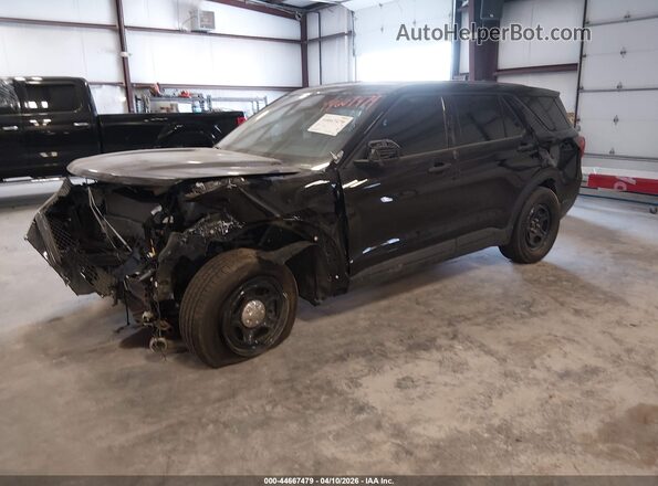 1FM5K8AB1SGC80659 2025 FORD POLICE INTERCEPTOR Black Front left