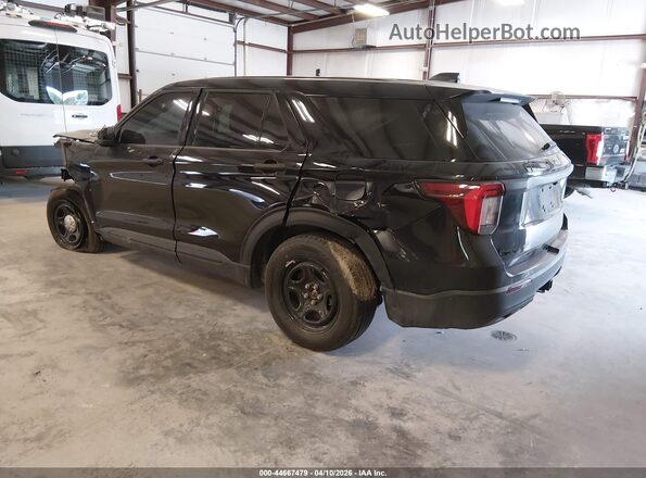 1FM5K8AB1SGC80659 2025 FORD POLICE INTERCEPTOR Black Rear left