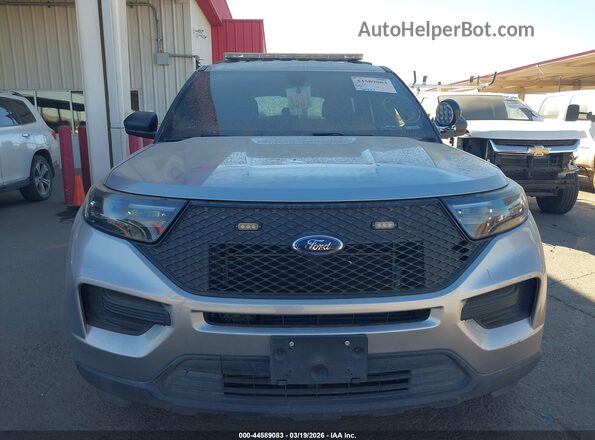 1FM5K8AB2LGD07742 2020 FORD POLICE INTERCEPTOR Silver Widok z przodu