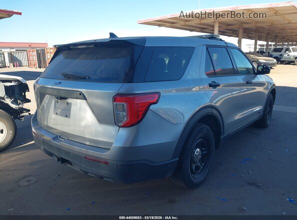 1FM5K8AB2LGD07742 2020 FORD POLICE INTERCEPTOR Silver Tył prawy
