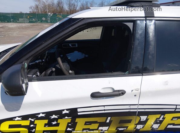 1FM5K8AB2MGC01163 2021 FORD POLICE INTERCEPTOR White წინა ხედი