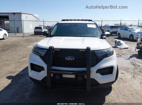 1FM5K8AB2MGC01163 2021 FORD POLICE INTERCEPTOR White ხელსაწყოთა პანელის ხედი
