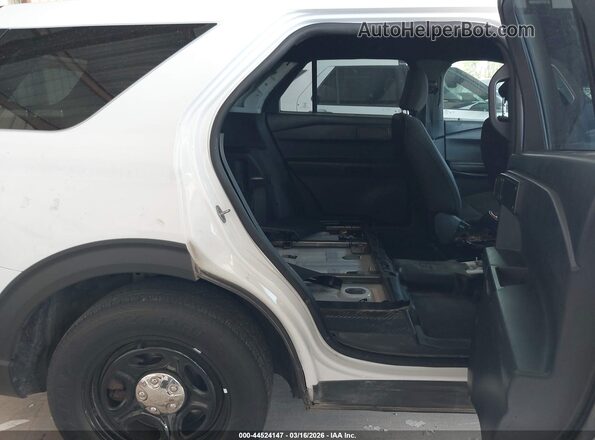1FM5K8AB3MGA65397 2021 FORD POLICE INTERCEPTOR White Vista de la etiqueta del VIN