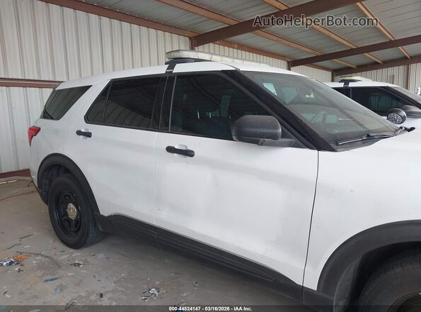 1FM5K8AB3MGA65397 2021 FORD POLICE INTERCEPTOR White Vista interior trasera