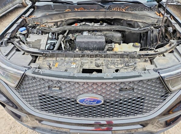 1FM5K8AB4MGC22855 2021 FORD FORD EXPLORER Black Շարժիչի բաժամունքի տեսք