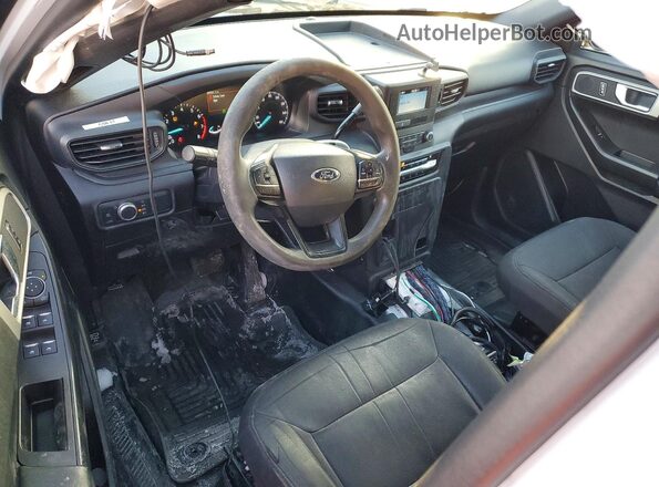 1FM5K8AB4MGC33967 2021 FORD FORD EXPLORER Белый Вид панели приборов