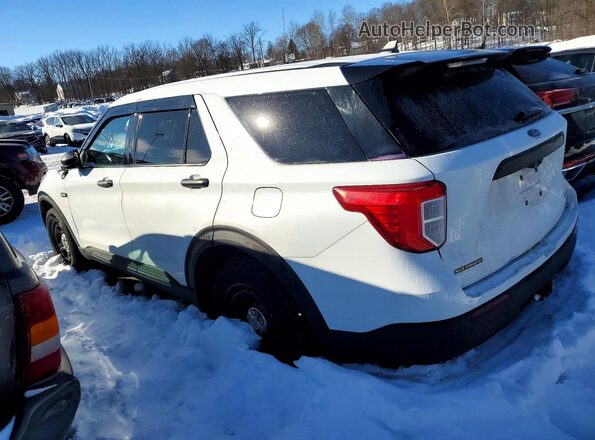 1FM5K8AB4MGC33967 2021 FORD FORD EXPLORER Белый Задняя левая четверть