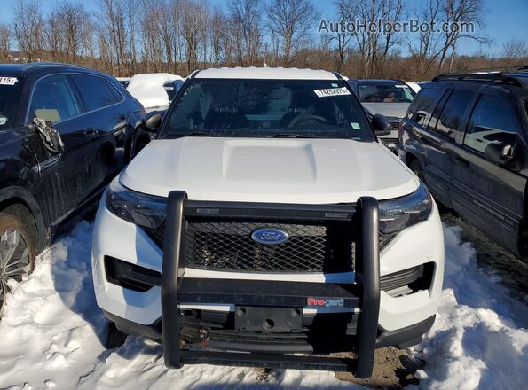 1FM5K8AB4MGC33967 2021 FORD FORD EXPLORER Белый Вид спереди