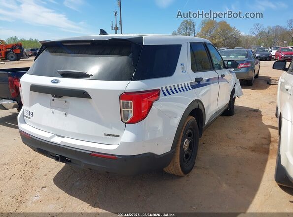 1FM5K8AB7NGA04023 2022 FORD POLICE INTERCEPTOR White უკანა მარჯვენა