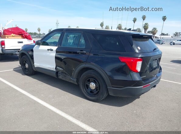 1FM5K8AB8LGC93278 2020 FORD POLICE INTERCEPTOR Черный Задняя левая четверть