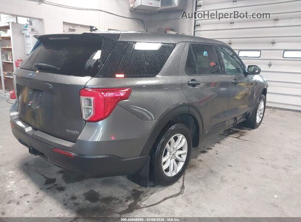 1FM5K8AB9LGC83438 2020 FORD POLICE INTERCEPTOR Gray Հետևի աջ