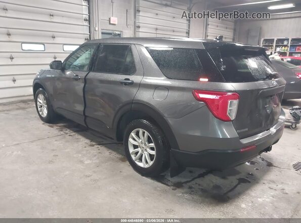 1FM5K8AB9LGC83438 2020 FORD POLICE INTERCEPTOR Gray Հետևի ձախ