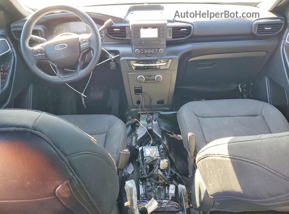 1FM5K8ABXMGA07478 2021 FORD FORD EXPLORER Black Dashboard view