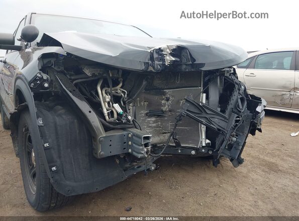 1FM5K8ABXNGA55189 2022 FORD POLICE INTERCEPTOR Black Widok z przodu