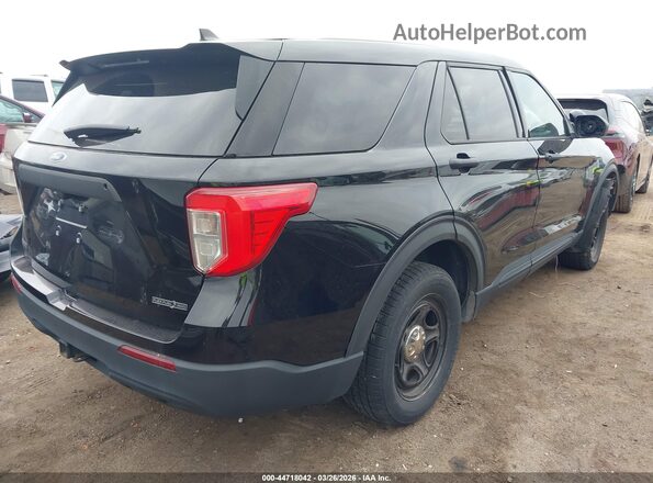 1FM5K8ABXNGA55189 2022 FORD POLICE INTERCEPTOR Black Tył prawy