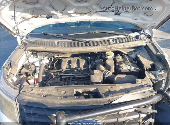 1FM5K8AR1HGD26044 2017 FORD UTILITY POLICE INTERCEPTOR White Հետևի տեսք
