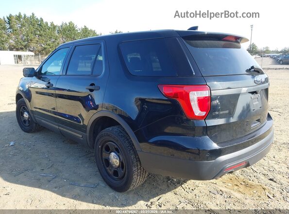 1FM5K8AR2GGA28665 2016 FORD UTILITY POLICE INTERCEPTOR Black Rear left