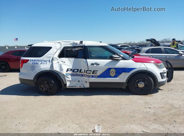 1FM5K8AR2GGC36254 2016 FORD UTILITY POLICE INTERCEPTOR White Вид щитка приладів