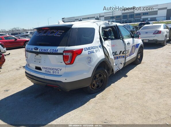 1FM5K8AR2GGC36254 2016 FORD UTILITY POLICE INTERCEPTOR White Задня права чверть