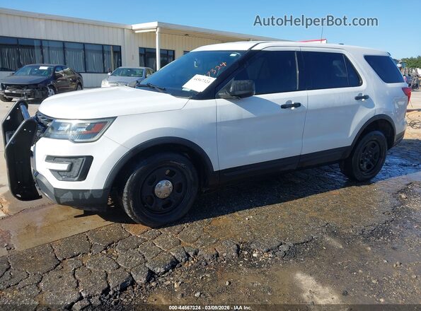 1FM5K8AR2JGA15874 2018 FORD POLICE INTERCEPTOR White Przód lewy