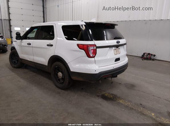 1FM5K8AR3GGA47242 2016 FORD UTILITY POLICE INTERCEPTOR White Trasero izquierdo