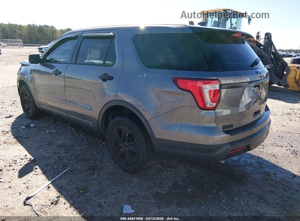 1FM5K8AR3KGA79438 2019 FORD POLICE INTERCEPTOR Gray Trasero izquierdo