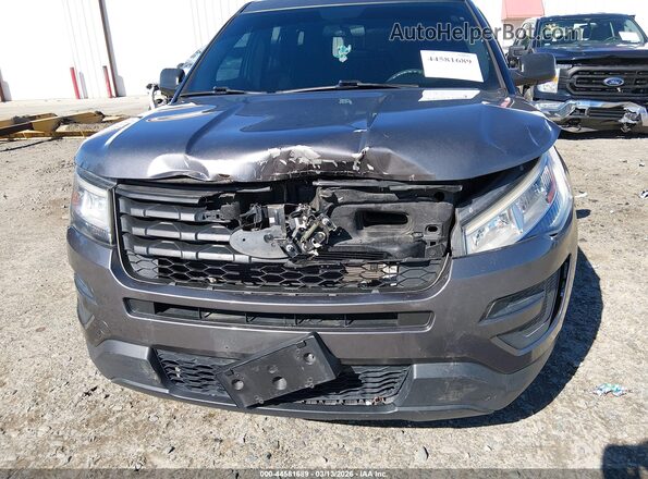 1FM5K8AR3KGA79438 2019 FORD POLICE INTERCEPTOR Gray Vista frontal