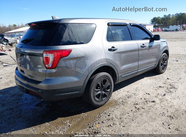 1FM5K8AR3KGA79438 2019 FORD POLICE INTERCEPTOR Gray Trasero derecho