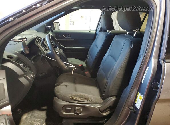 1FM5K8AR3KGA94022 2019 FORD FORD EXPLORER Gray Вид салону спереду
