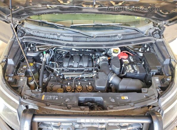 1FM5K8AR3KGA94022 2019 FORD FORD EXPLORER Gray Вид підкапотного простору