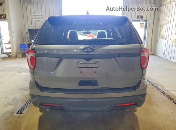 1FM5K8AR3KGA94022 2019 FORD FORD EXPLORER Gray Вид ззаду
